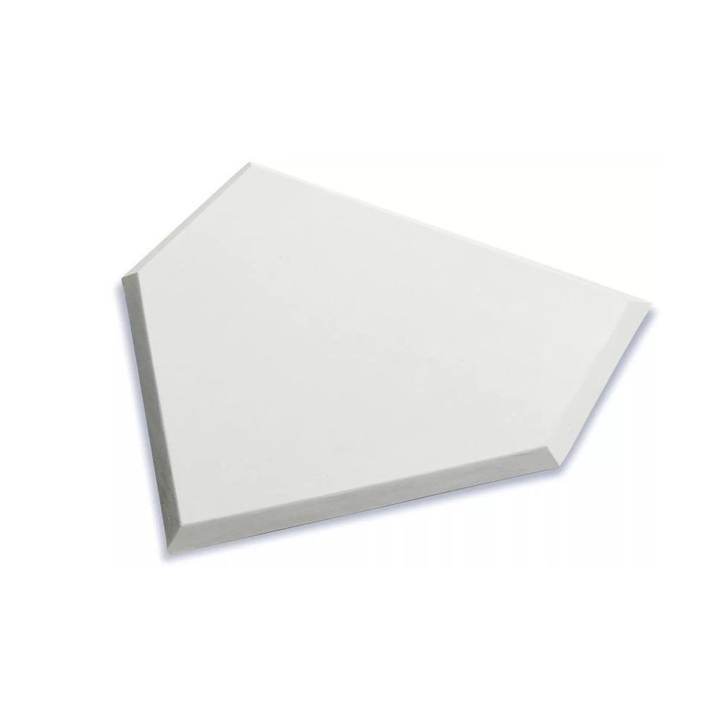DSG 17 Inch Deluxe Home Plate White Rubber Baseball Softball Practice Game Base
